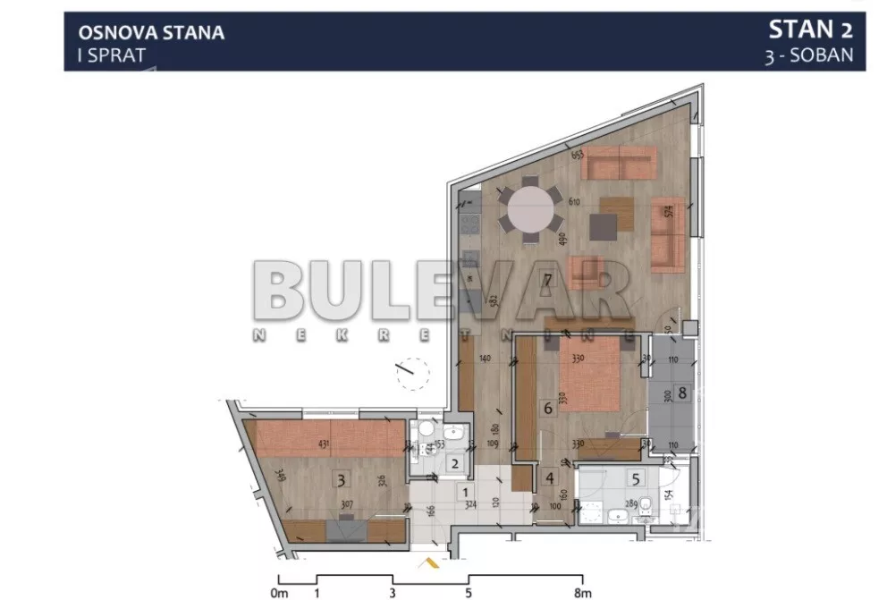 Trosoban stan | 4zida