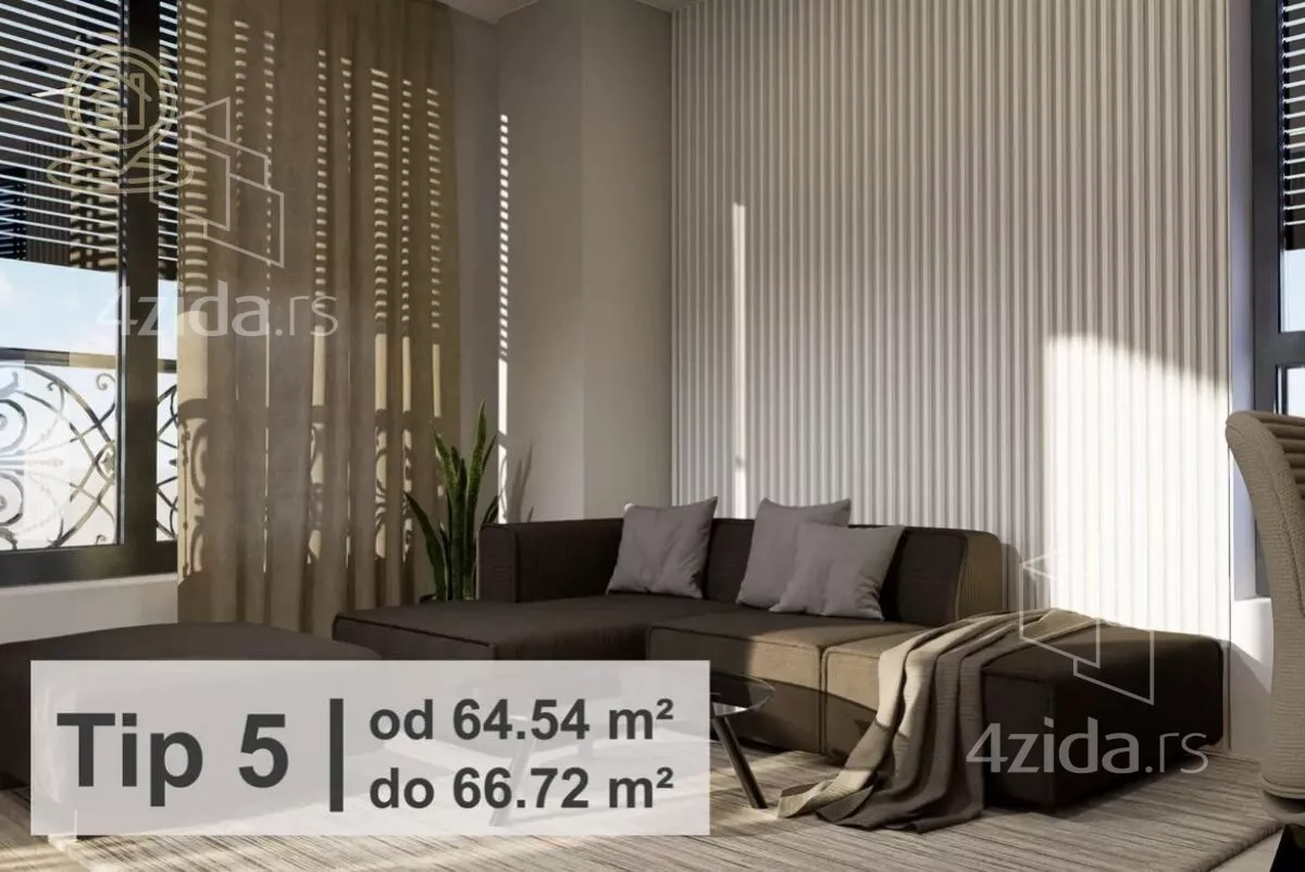 Jednoiposoban stan | 4zida