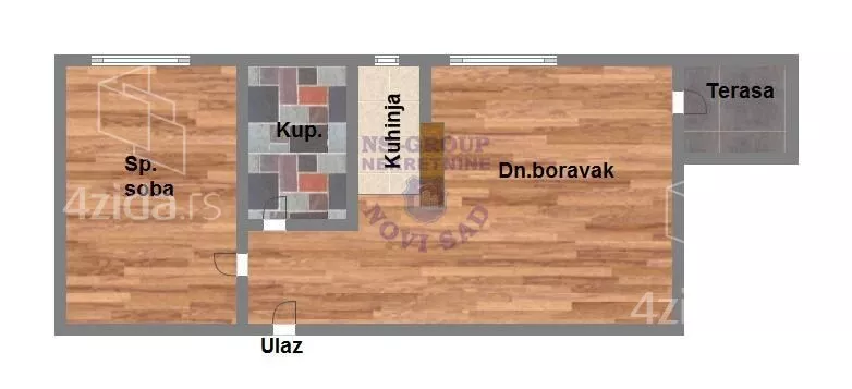 Jednoiposoban stan | 4zida