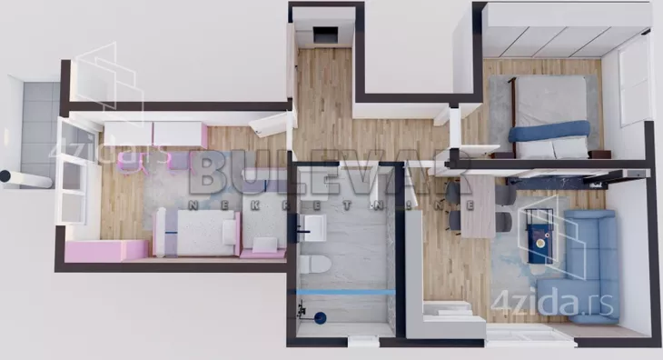 Dvoiposoban stan | 4zida