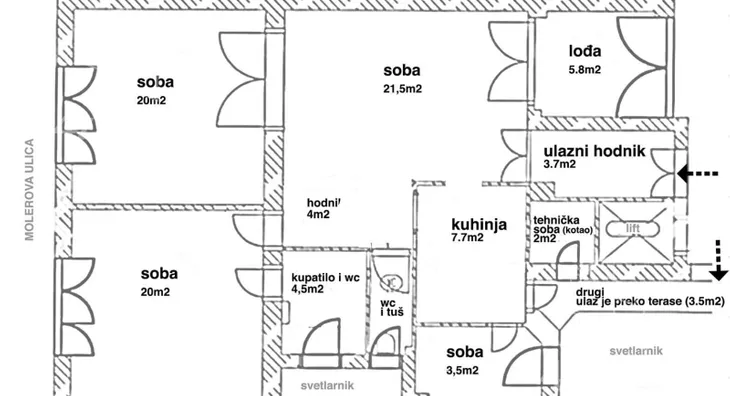 Troiposoban stan | 4zida