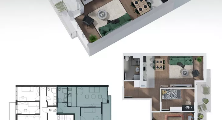 Trosoban stan | 4zida