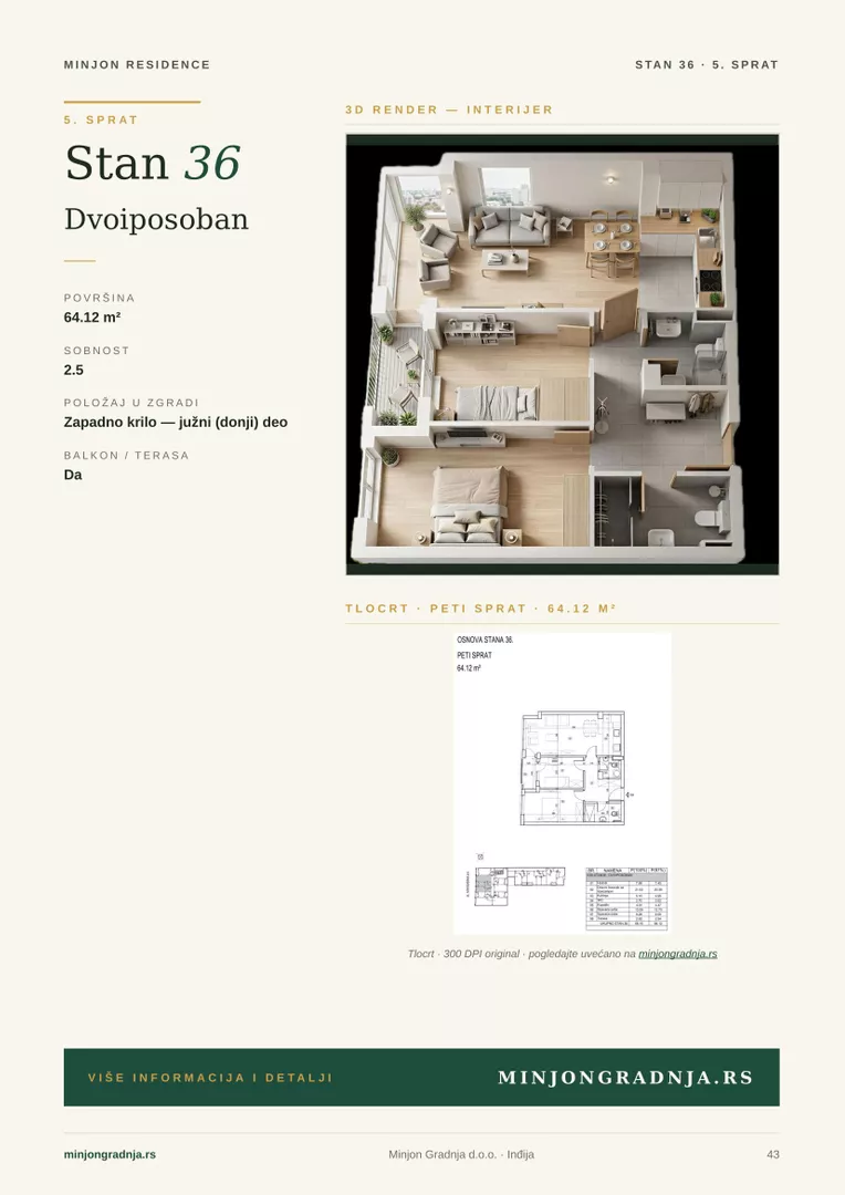 Dvoiposoban stan | 4zida