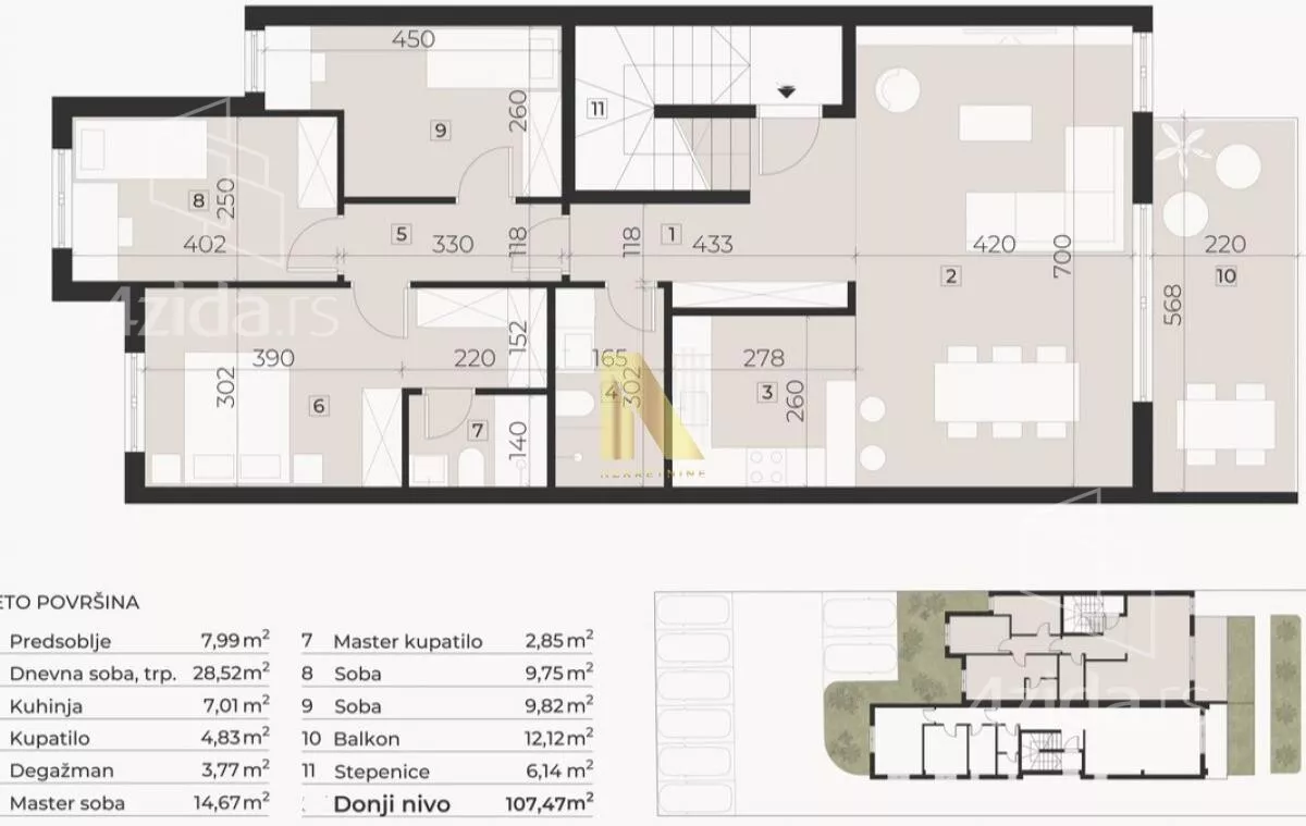 Četvorosoban stan | 4zida