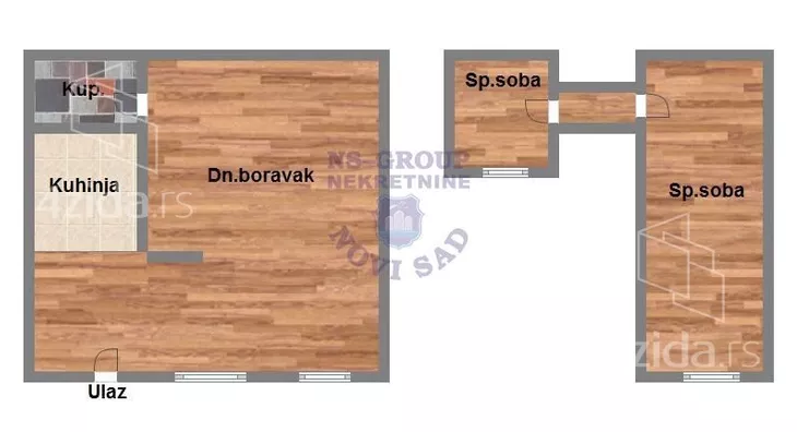 Jednoiposoban stan | 4zida