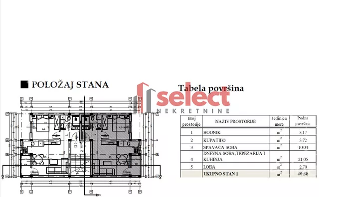 Dvosoban stan | 4zida