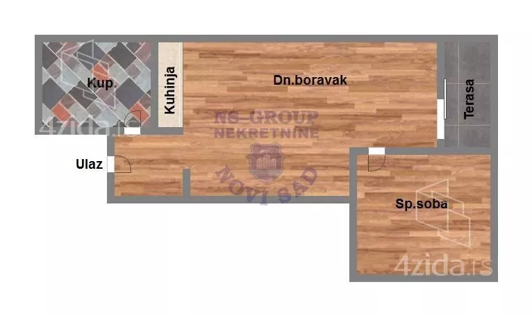 Jednoiposoban stan | 4zida