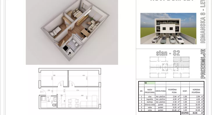 Dvoiposoban stan | 4zida