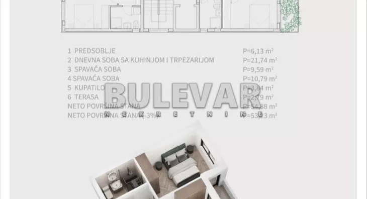 Dvoiposoban stan | 4zida
