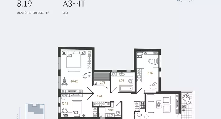 Četvorosoban | 4zida