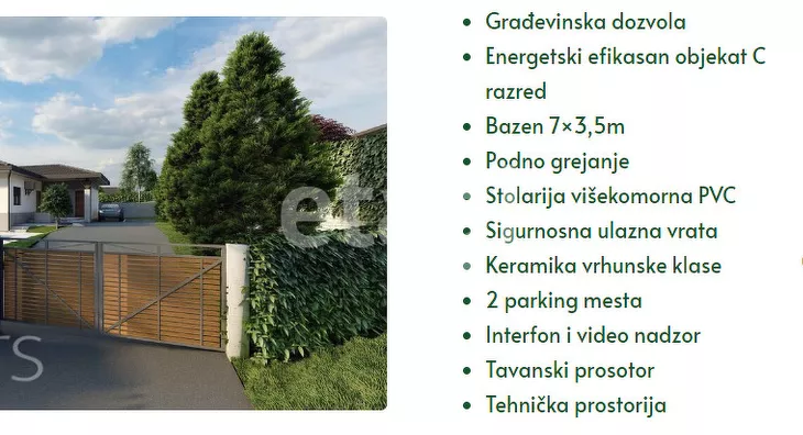 1-etažna kuća | 4zida