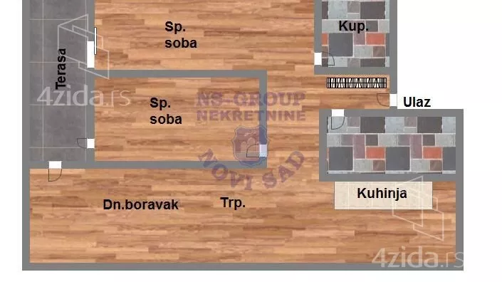 Trosoban stan | 4zida