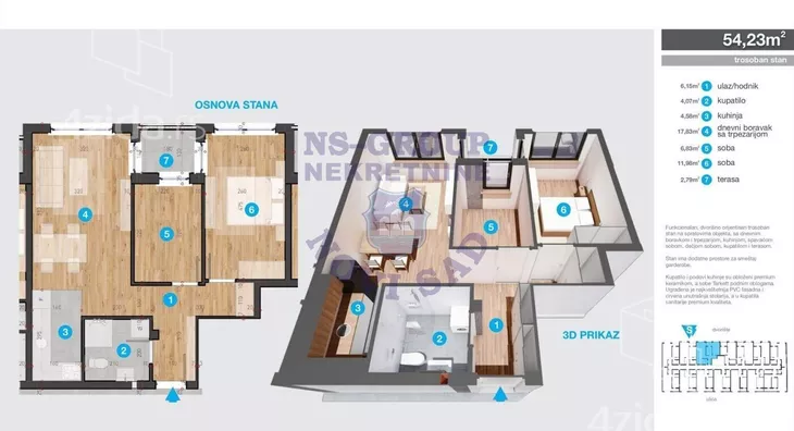 Dvoiposoban stan | 4zida