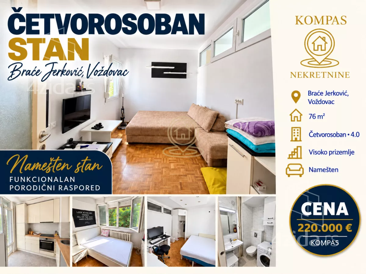Četvorosoban stan | 4zida