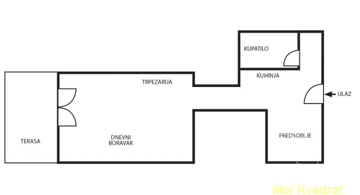 Jednosoban stan | 4zida