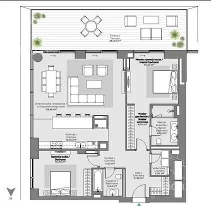 Trosoban stan | 4zida