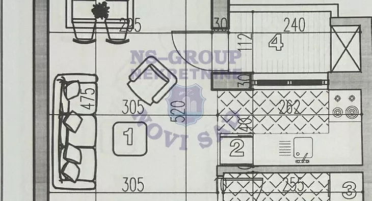 Jednosoban stan | 4zida