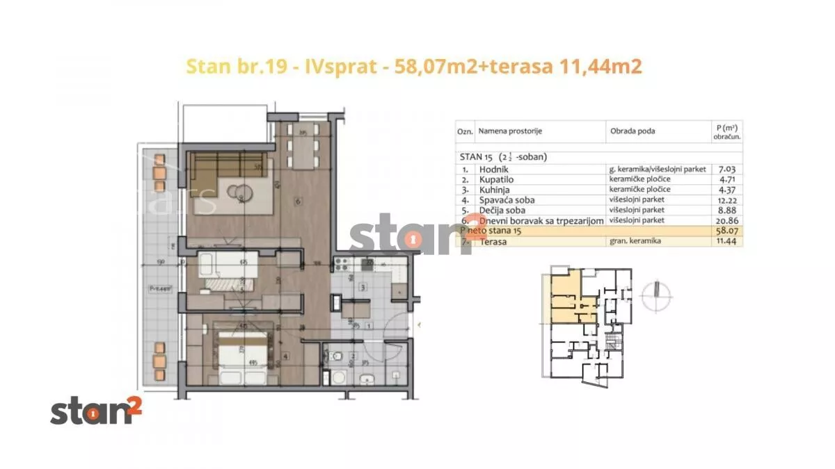 Dvoiposoban stan | 4zida