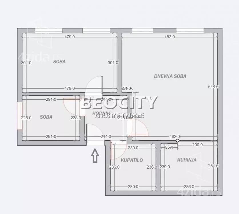 Trosoban stan | 4zida