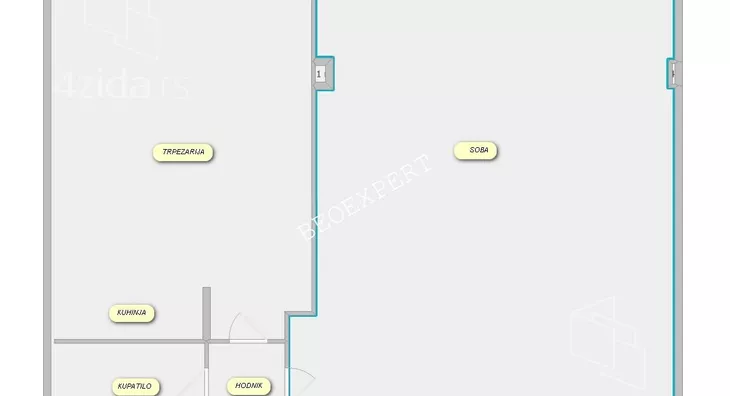 Dvosoban stan | 4zida