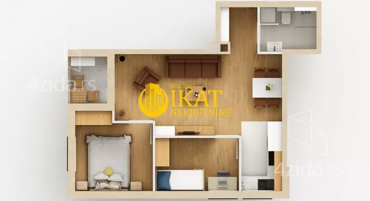 Dvosoban stan | 4zida