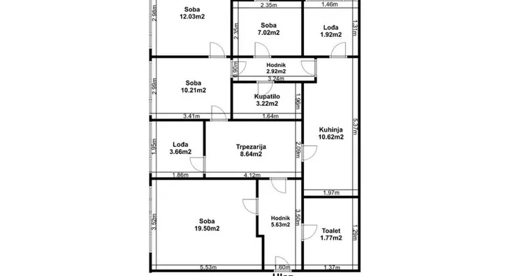 Troiposoban stan | 4zida