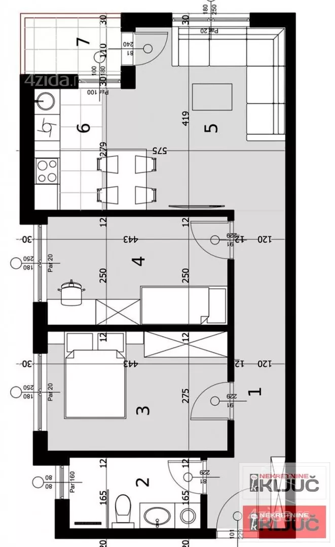 Trosoban stan | 4zida