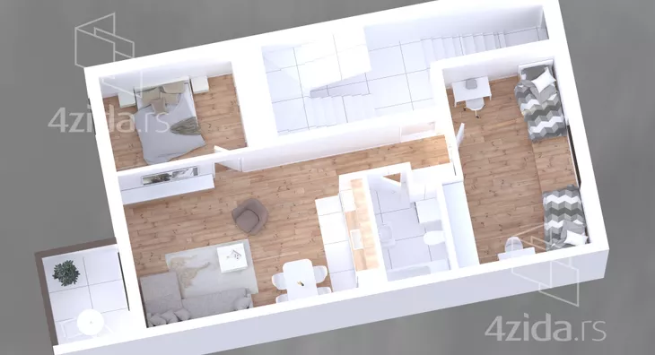 Trosoban stan | 4zida