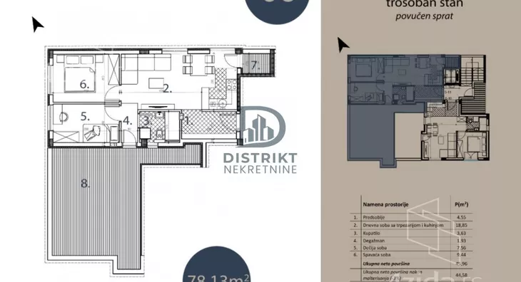 Dvoiposoban stan | 4zida