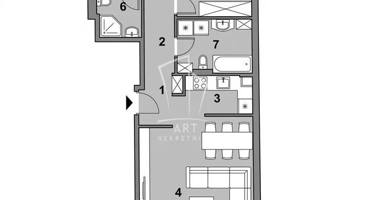 Troiposoban stan | 4zida