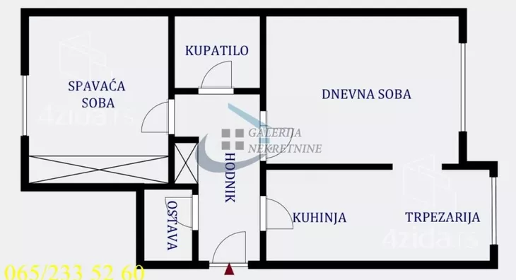 Dvosoban stan | 4zida