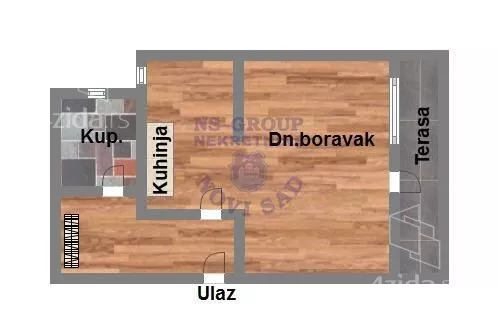 Jednosoban stan | 4zida