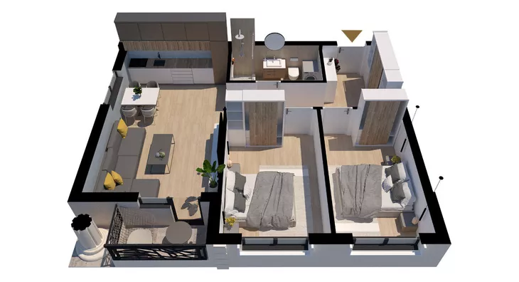 Trosoban stan | 4zida