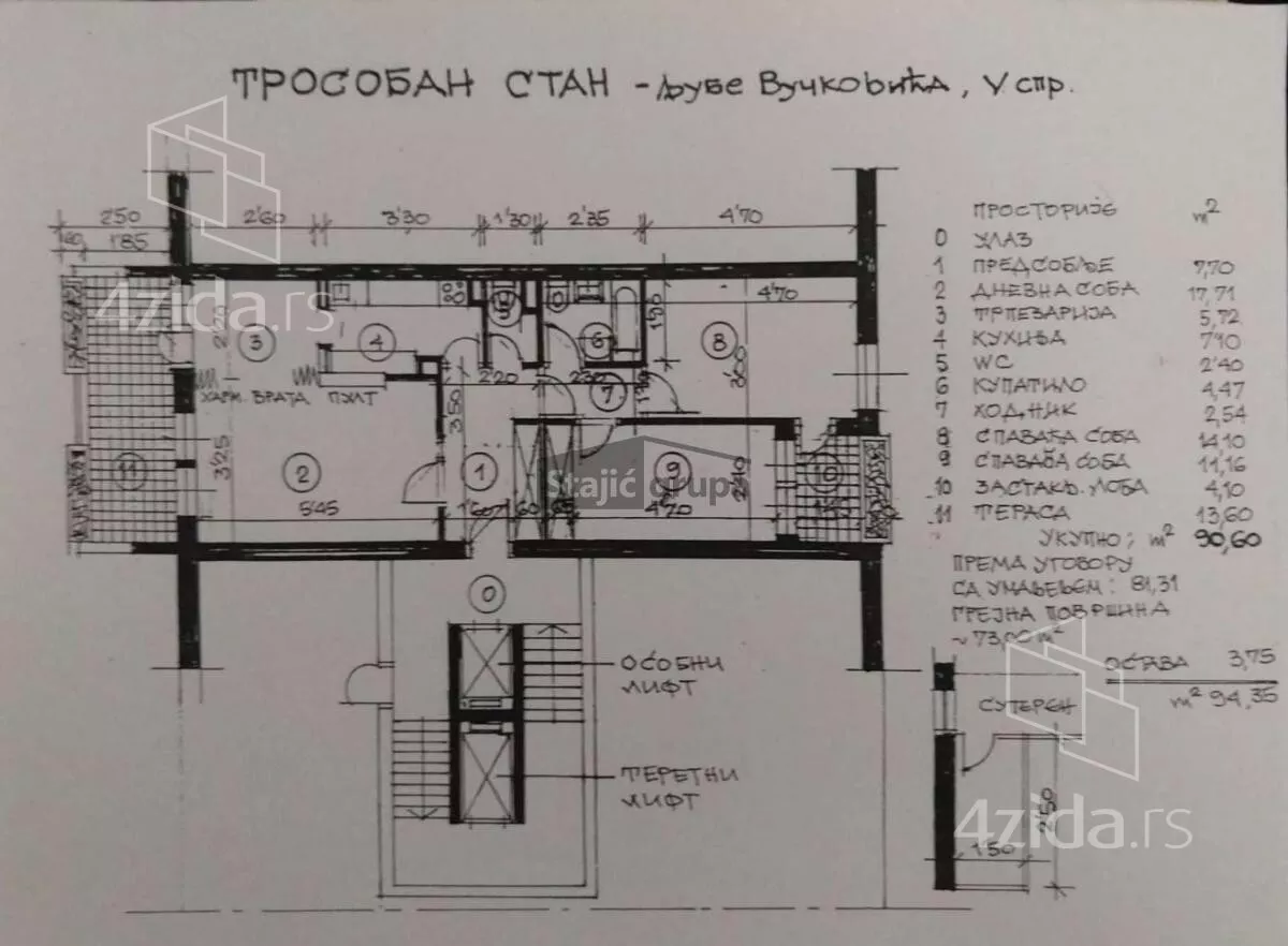 Troiposoban stan | 4zida