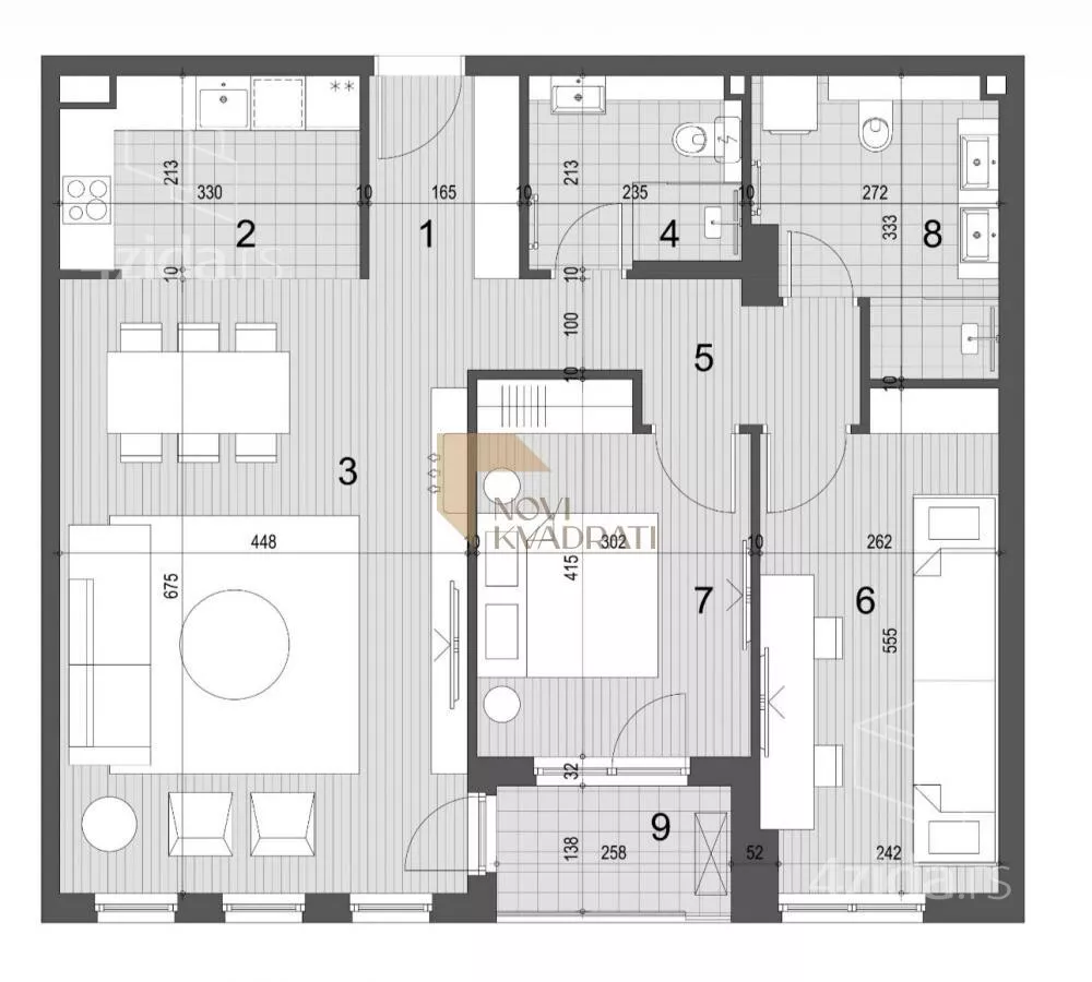 Trosoban stan | 4zida
