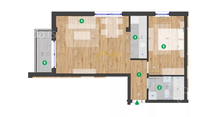 Dvosoban stan | 4zida