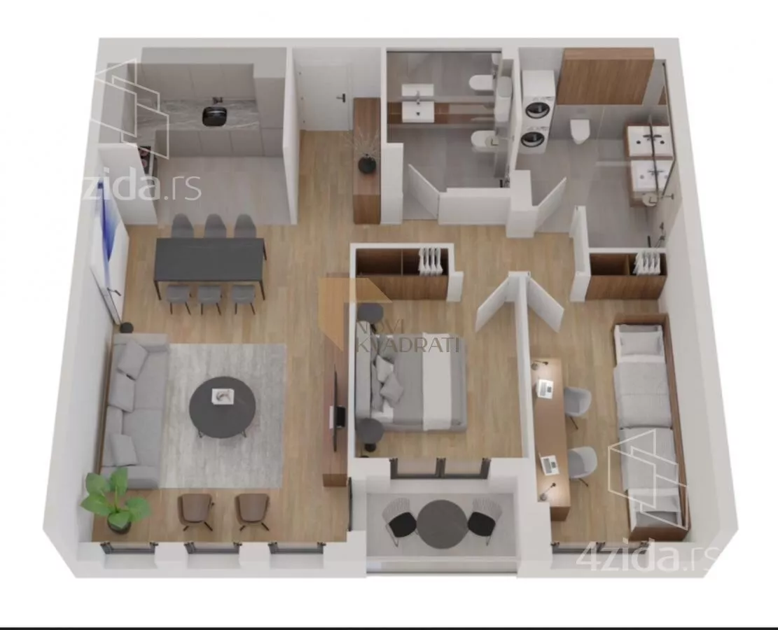 Trosoban stan | 4zida