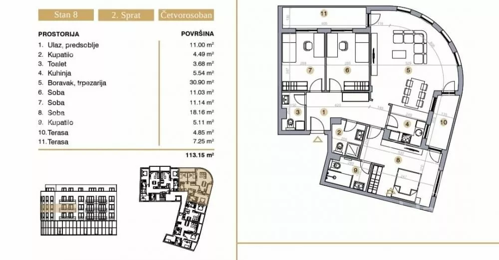 Četvorosoban stan | 4zida