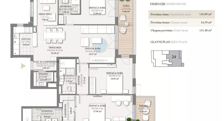 Petosoban stan | 4zida