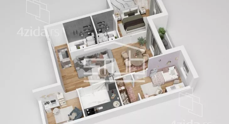 Trosoban stan | 4zida