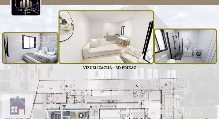 Jednoiposoban stan | 4zida