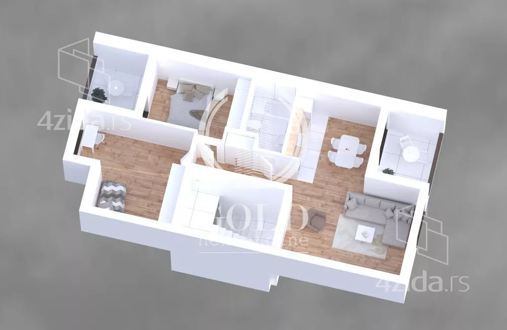 Trosoban stan | 4zida