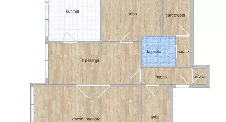 Trosoban stan | 4zida
