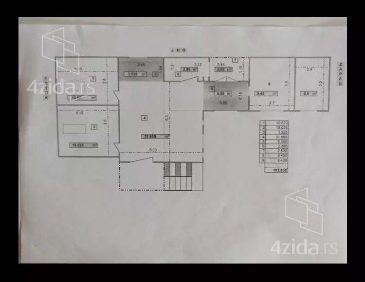 Troiposoban stan | 4zida