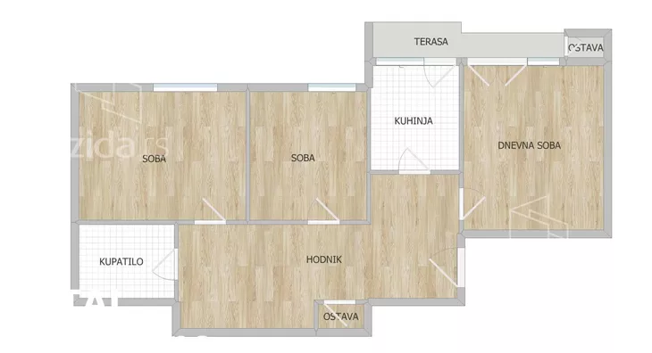 Trosoban stan | 4zida