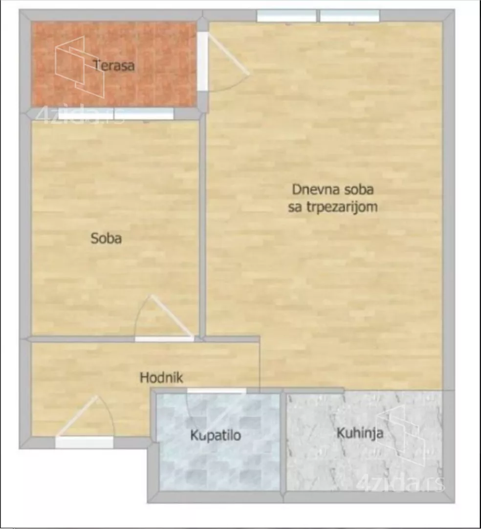 Dvosoban stan | 4zida