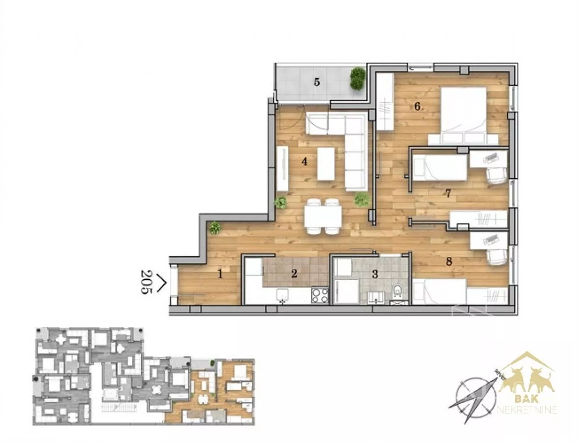 Četvorosoban stan | 4zida