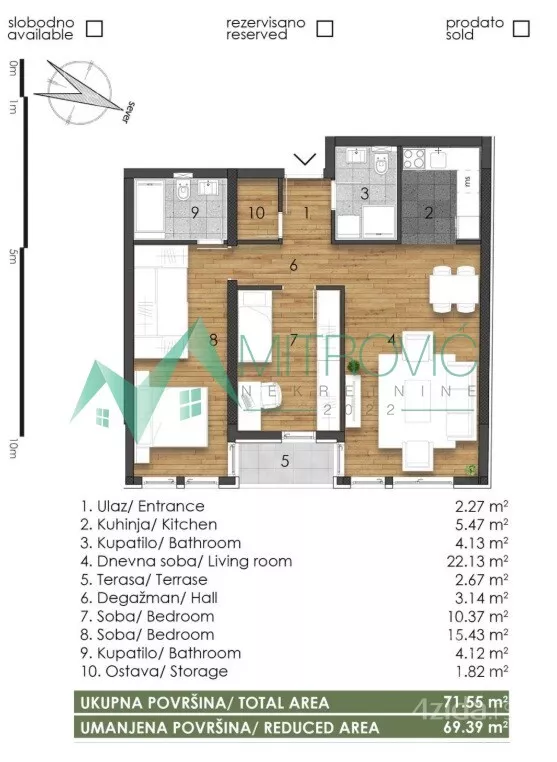 Trosoban stan | 4zida