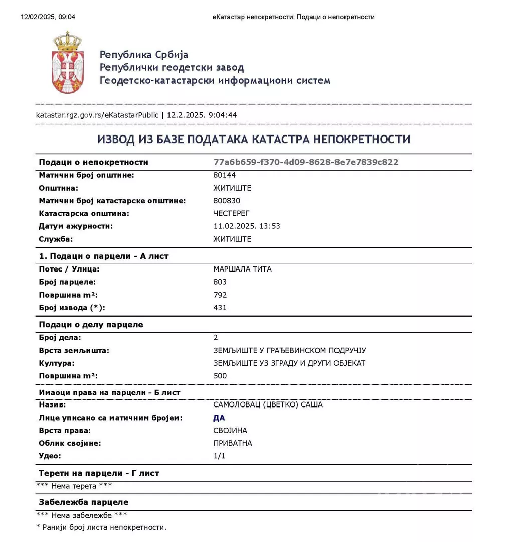1-etažna kuća | 4zida