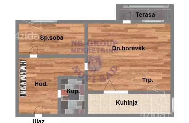 Dvosoban stan | 4zida